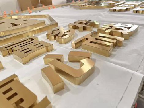 开远拉丝不锈钢字的特点。